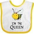 thumbnail image 3 of Inktastic I'm the Queen Cute Queen Bee Boys or Girls Baby Bib, 3 of 4
