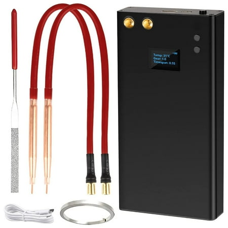 

Spot Welder Rechargeable Portable Spot Welder Machine Spot Welding Equipment Energy Storage 7500MAh for DIY Battery