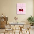 thumbnail image 3 of Stupell Industries Glam Glitter Cherry on Pink Gingham Canvas Art, 16 x 20, by LISH Creative, 3 of 8