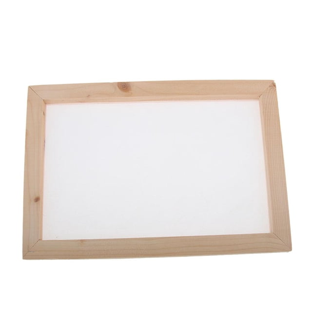 Método de Fabricación de Papel Antiguo, Fabricación de Papel de Madera, Pantalla de Fabricación de Papel para Manualidades, Suministros para Manualida , 25x34cm Los 25x34cm Macarena Pantalla de marco de fabricación de papel