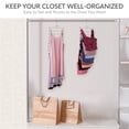 thumbnail image 4 of Z ZEDODIER 2 Pack Metal Tank Top and Bra Hanger For Closet, 16 Layers Space-Saving Organizer, Silver, 4 of 6