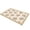 B003- c (CQQ Floral), variant on Entryway Mat, Welcome Mat Indoor, Rug for Entryway Indoor, Front Door Decor, 24 X 16 Inch Brown Floral Scalloped Edge Door Rug, Stain Resistant Dust Proof Decorative Floor Mat for