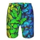 thumbnail image 3 of Balery Multicolored Butterflies Traje de Baño Estilo Hawaiano para Hombre, Shorts de Secado Rápido con Bolsillos-3X-Large, 3 of 6