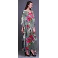 thumbnail image 3 of Bimba Longue Robe Caftan Maxi Plage Maillot de Bain par-Dessus Kaftan pour Femmes, 3 of 5