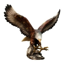 deevoka Modern Eagle Figurines Collectible Sculpture for Office Decoration Gift 31cmx16.5cmx25.5cm