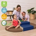 thumbnail image 5 of ECR4Kids SoftZone Junior TriClimber 360 Climber, Beginner Playset, Earthtone, 7-Piece, 5 of 9