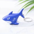 thumbnail image 1 of Trayknick Shark Animal Pendant LED Light Sound Mini Torch Keychain Key Holder Bag Ornament Blue, 1 of 8