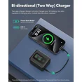 thumbnail image 6 of Insta 360 X5 Battery Charger for Insta360 X5 Accessories, 27W Dual Fast Charging Case w/LCD Display, Intelligent Two Way Charger Hub for Insta360 X5 Batteries, Shows Battery SOC, Charger Only, 6 of 7