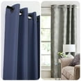 thumbnail image 5 of Uxcell 6Pack Plastic Curtain Rod Finials Drapery Rail Head Fits Dia. 26-28mm (Black), 5 of 6