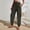 Army Green, variant on SIYUDAN Pants For Women Ladies Casual Pants Army Green Adult Pants Women Loose Yoga Pants For Women Wide Leg Womens Pants With Pockets Summer Pants
