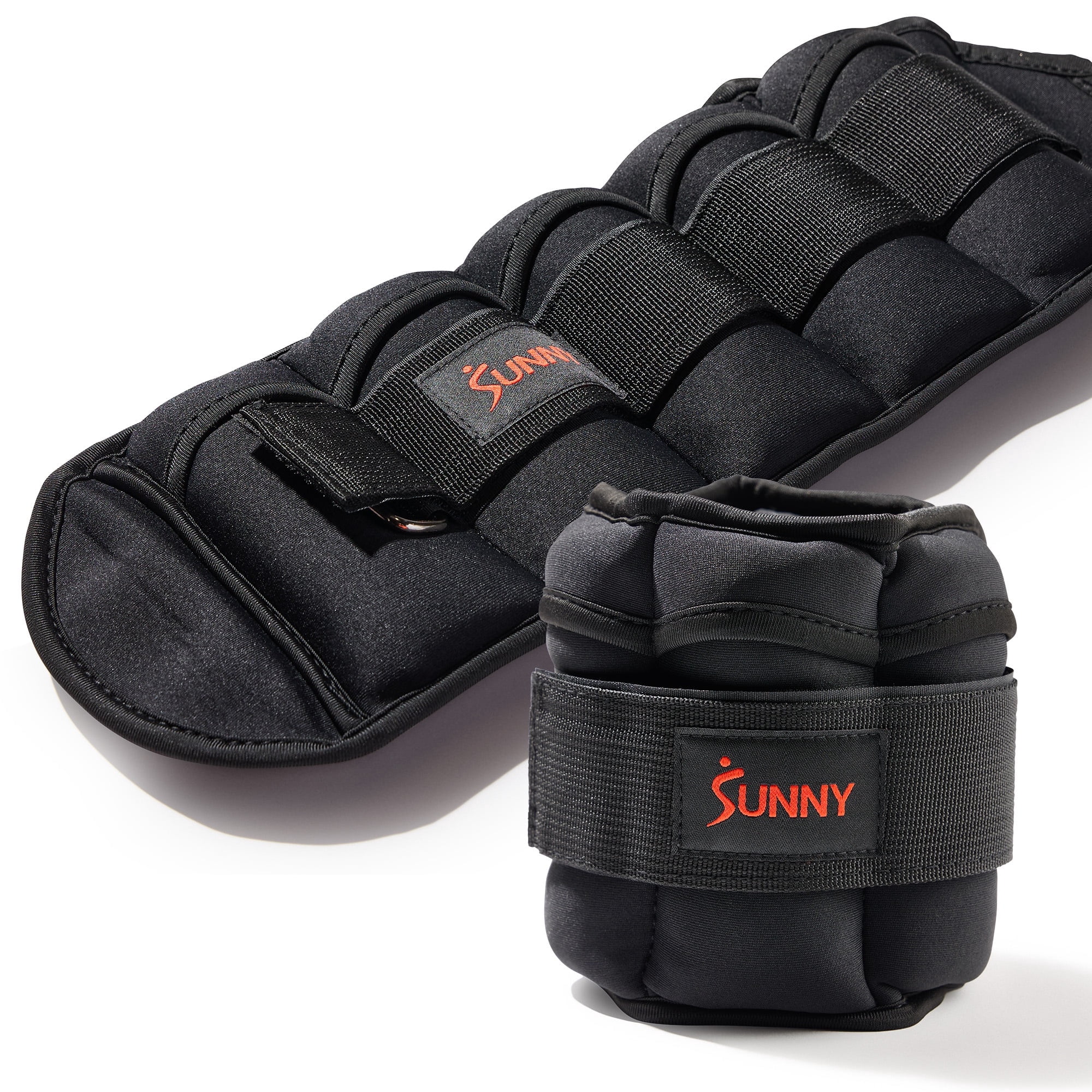Sunny Health & Fitness Poids réglable à la cheville 5 livres (paire) - SF-WA02-BK