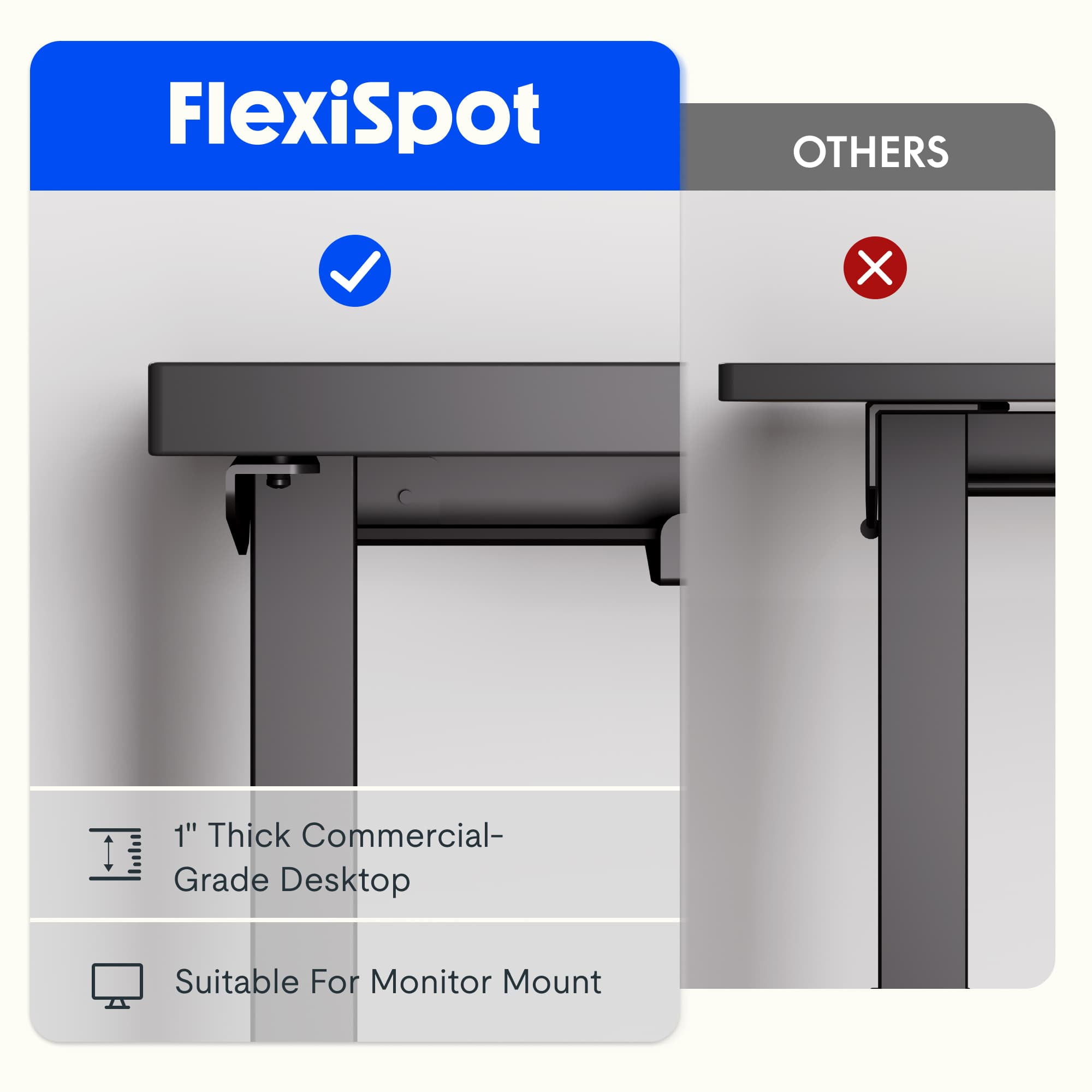 FLEXISPOT L Shaped Standing Desk, 63 x 55 Inch Electric Height Adjustable Corner Desk, Sit Stand Computer Workstation with Preset Controller for Home Office, Black