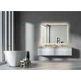 thumbnail image 2 of Anzzi BA-LMDFX006AL 36 x 48 in. Autumn Series Frameless LED Bathroom Mirror, Aluminum, 2 of 5