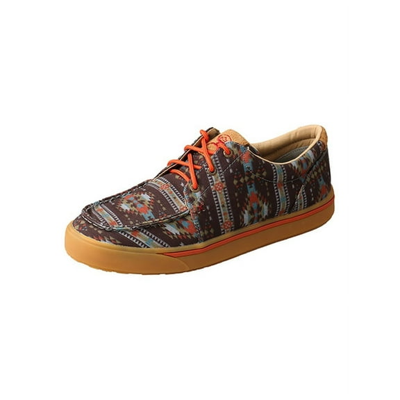 HOOey Casual Shoes Mens Aztec Lace Up C Toe 11.5 M Multi-Color MHYC020