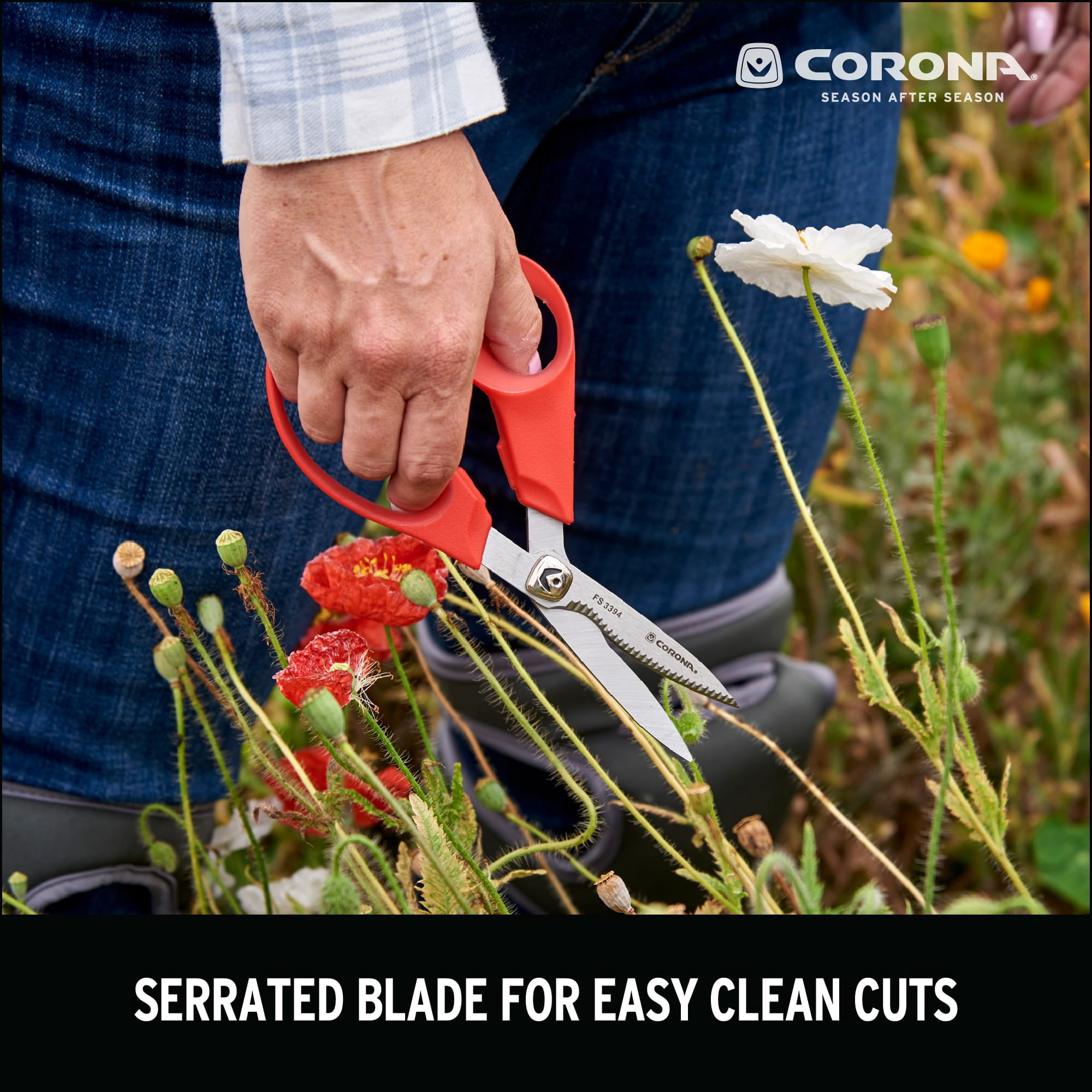 Corona ComfortGEL Floral Scissors