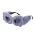 thumbnail image 1 of Gafas de sol Mujeres Felpa Fuzzy Cat Eye Perfecl Gris 14,6 cm x 14,8 cm x 5,5 cm, 1 of 8