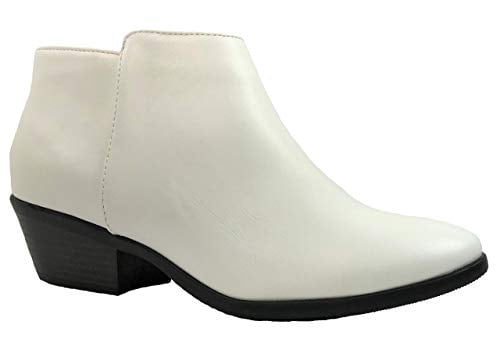 walmart white booties