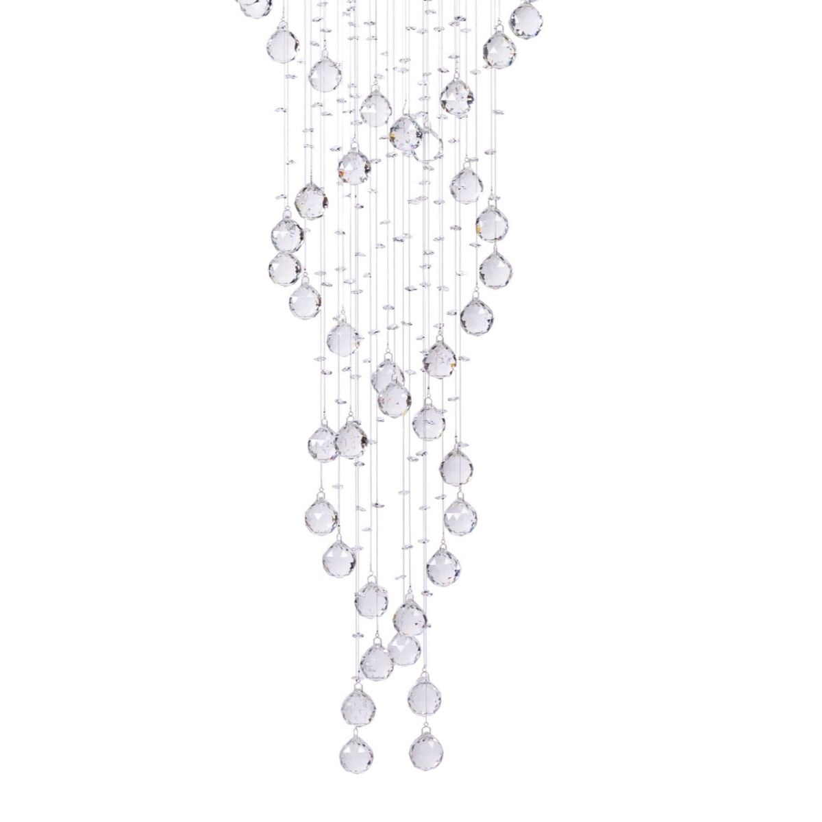 Finesse Decor 12 Light Double Helix Clear Crystal Chandelier