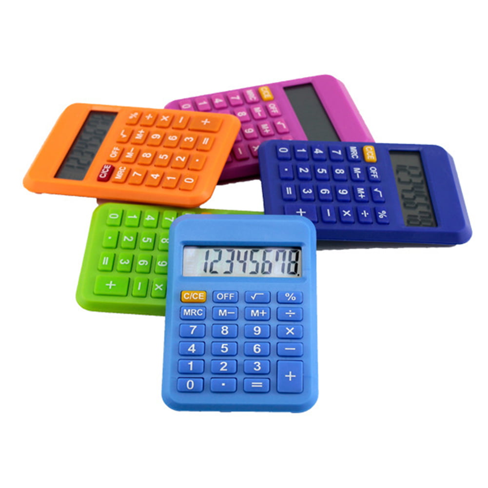 Protable Pocket New Student Mini Electronic Calculator School Office Supplies