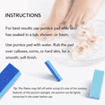 thumbnail image 3 of Foot Pumice Stone 4-Pack – Dual-Sided Callus Remover for Feet, Hard Skin & Cracked Heels Exfoliator, Pedicure Scrubber for Smooth Soft Feet (Blue), 3 of 6