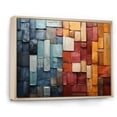 thumbnail image 2 of Designart "Forest Red Wood composition I" Modern Floater Framed Canvas Wall Art, 2 of 7