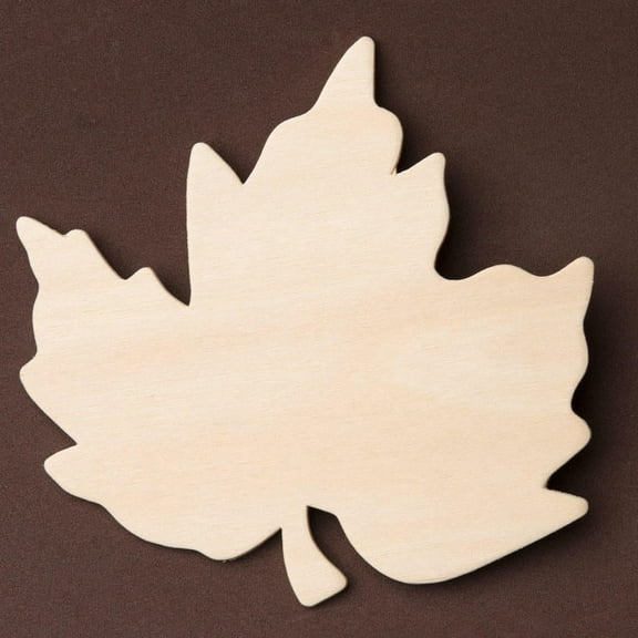 24 Unfinished Wood Maple Leaf Cutouts: Your Creative Canvas
