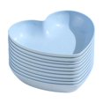 thumbnail image 2 of 10pcs Heart Shaped Dinner Plates Dinnerware Dishes Set 6.1 Inch Food Plate Saucers Tray Fruits Snack Bowls, 2 of 6