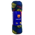 thumbnail image 3 of FC Barcelona Fleece Throw Blanket, 50" x 60", La Liga, 3 of 5