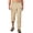 Khaki, variant on Little Donkey Andy Men's Quick Dry Zip Off Convertible Pants Elastic Lightweight Hiking Travel Golf Black S