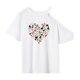 thumbnail image 1 of Camiseta de verano para mujer, camiseta suave y transpirable con cuello redondo para uso diario y caminar L, 1 of 7