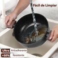 thumbnail image 4 of NOVRY Olla Alta Antiadherente 4.1L,Olla Sopera con Tapa de Vidrio,Libre de PFOA,Cacerola con Mangos Ergon&oacute;micos,Apto para Estufas, Inducci&oacute;n,Gas y Cer&aacute;mica,F&aacut, 4 of 7