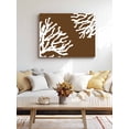 thumbnail image 4 of Coral Brown Wall Art for Living Room,Canvas Picture Wall Decor for Bathroom Bedroom,White Coastal Ocean Marine Nautical Beach Painting Artwork for Office Kitchen Hallway Dining Room Decor 16"x20", 4 of 8