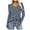 F220-Dark Blue, variant on FYDUU Womens Blouses Fall Tops Women's Puff Long Sleeve Knit Tops Casual Crewneck Neck Striped T Shirts 2024 Trendy Blouses Fashion Slim Fit Tops