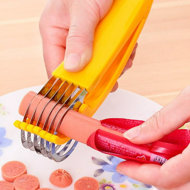Kitchenware Banana Slicer Stainless Steel Cut Ham Sausage Cutter –  Essential Accessories