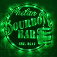 thumbnail image 3 of Handmadetneonsign Bourbon Cigar Metal Wall Art Light, Whiskey Metal Sign Wall Decor, Bar Pub Metal Decor, 3 of 3