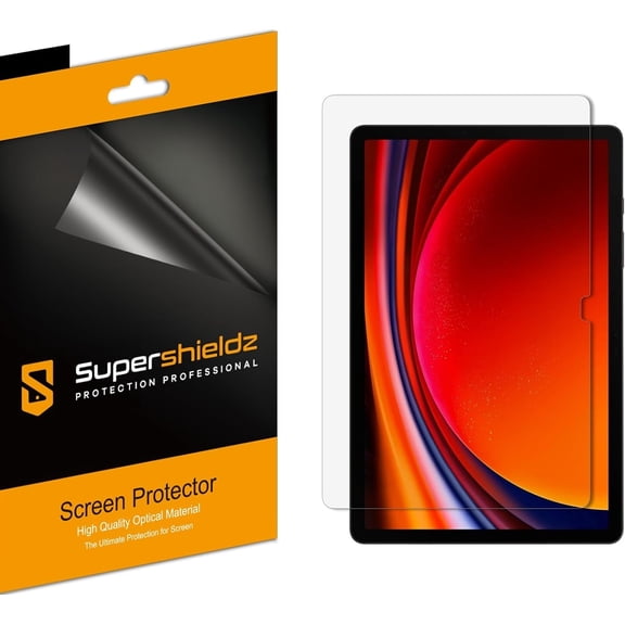 (3 Pack) Supershieldz Designed for Samsung Galaxy Tab S10 Lite / Tab S10 FE/ Tab S9 FE (10.9 inch) / Tab S9 (11 inch) Screen Protector, High Definition Clear Shield (PET)