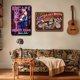 thumbnail image 5 of Placa Metal Vintage para Niña Pintura Hierro Rectangular Bar El 30x40cm 2 Uds., 5 of 9