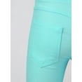 thumbnail image 5 of iiniim Girls Active Leggings Athletic Pants Workout Running Yoga Sports Dancewear Footless Tights Age 3-14 Light Blue 9-10, 5 of 7