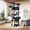Blue, variant on Sha Cerlin 81" Large Cat Tree Tower with Cat Condo & Hammock, Multi-Level & Sisal Scratching Post, Leopard Print