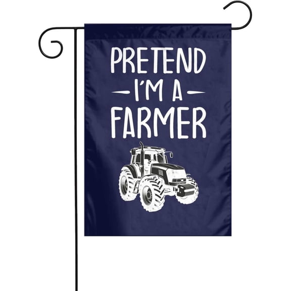 Farm Theme Double Sided Garden Flag, Durable 12x18 Outdoor Banner Decor
