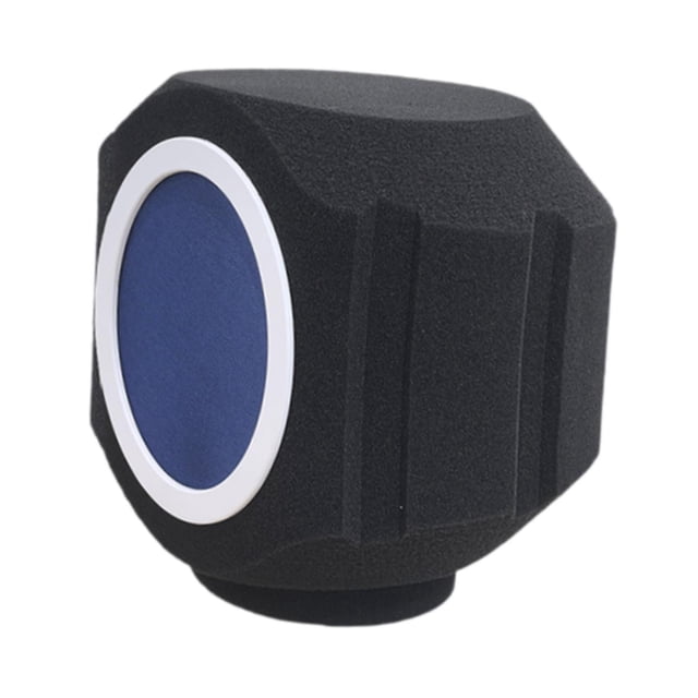Blinkol Microphone Boule d'Isolation Filtre Acoustique pour Réduction de Bruit et de Réflexion Bleu