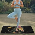 thumbnail image 4 of Xixirimido Dragonfly Roses Floral Moon Print Sweating Car Seat Cover for Post Gym Workout, Running, Swimming, Beach Universal Fit Non-Slip Towel Bucket Seat Protector for Cars SUV Trucks, 2 Pack, 4 of 8