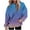 Blue, variant on Women's Hoodies Plus Size Sweatshirt Pullover Fashion Gradient Printed Hooded Sweatshirts Fall Winter Long Sleeved Coat Tops Casual Loose Hoody Outwears with Pocket