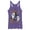 Purple Heather, variant on Women's Star Wars Ghoulactic Halloween Stormtrooper Racerback Tank Top Black Heather Medium