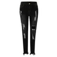 thumbnail image 3 of zuwimk Jeans For Women,Women's Amanda Classic High Rise Tapered Jean Black,L, 3 of 5