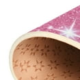 thumbnail image 6 of Non-Slip Area Rug 63x48in Indoor Washable Floor Mats Carpet Printed for Living Room, Bedroom, Home Decor Pink Glitter Background, 6 of 7