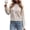 White, variant on qafoshin Embroidery Sweater for Women Crew Neck Long Sleeve Shirts Loose Cropped Pullover Fall Sweater Tops