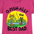 thumbnail image 3 of Pete The Cat - O-Fish-Ally The Best Dad - Toddler And Youth Girls Short Sleeve Graphic T-Shirt, 3 of 6