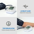 thumbnail image 6 of Imountek Upper Arm Blood Pressure Monitor, BP Machine with Voice Broadcast, 8.66-12.6in Cuff Backlit Screen Display for Home Use, 6 of 7