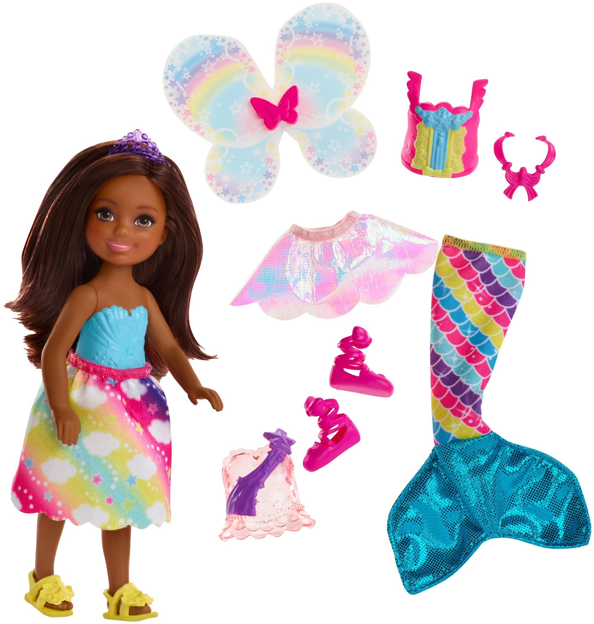 Barbie Dreamtopia Rainbow Cove Princess Mattel Micro Collection Cake Topper 3in for sale online